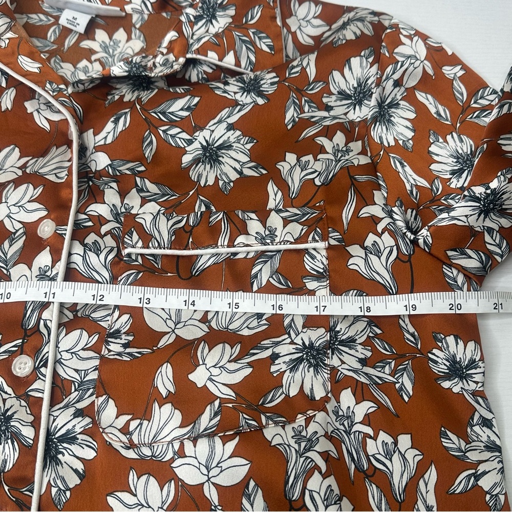 La Ligne x Target Women’s Floral Button Front Blouse Size Medium - Picture 11 of 14
